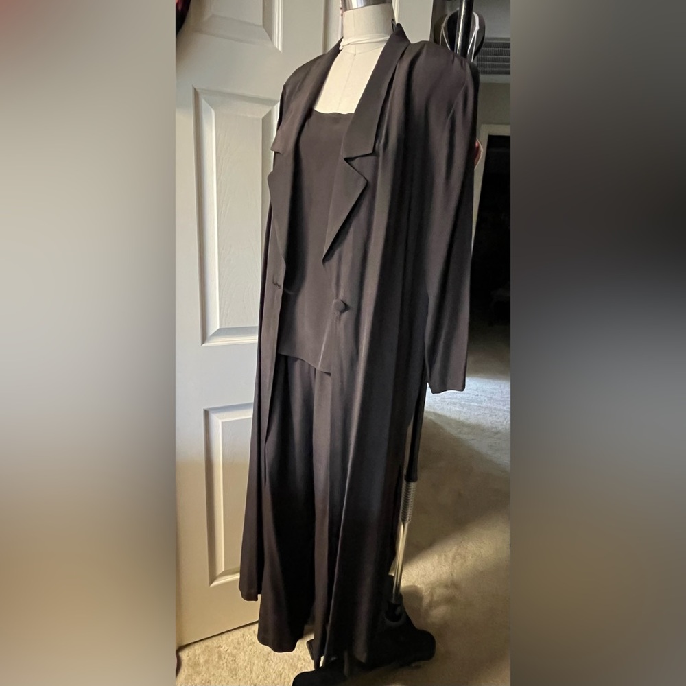 Elegant Black Blazer and Pants Set